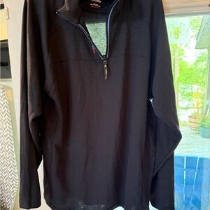 Men's Black Half-Zip Sweater Helley Hansen XL